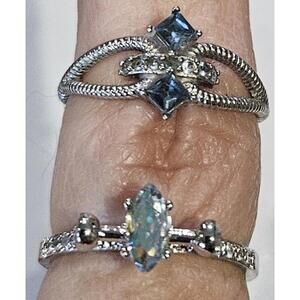 Fragrant Jewels Houdini Ring Set Of 2 NWT Size 9